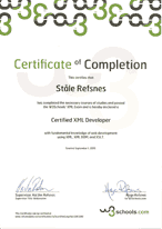 XML Certificate