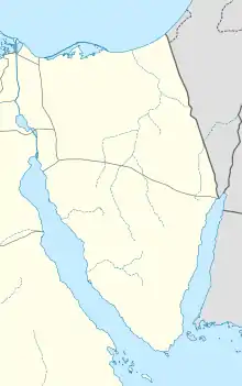 USS Liberty incident is located in Sinai
